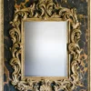 Casa Padrino Luxus Barock Spiegel Antik Gold / Schwarz - Rechteckiger italienischer Barockstil Wandspiegel - Barock Möbel - Luxus Möbel im Barockstil - Luxus Qualität - Made in Italy