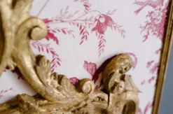 Casa Padrino Luxus Barock Spiegel Antik Gold / Weiß / Rot - Rechteckiger italienischer Barockstil Wandspiegel - Barock Möbel - Luxus Möbel im Barockstil - Luxus Qualität - Made in Italy
