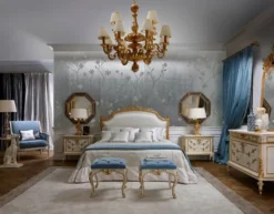 Casa Padrino Luxus Barock Spiegel Gold - Italienischer Barockstil Massivholz Wandspiegel - Luxus Möbel im Barockstil - Prunkvolle Barock Möbel - Made in Italy - Luxus Barock Interior