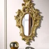Casa Padrino Luxus Barock Spiegel Gold 39 x 3 x H. 64 cm - Wandspiegel im Barockstil - Edel & Prunkvoll