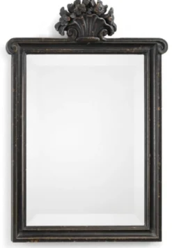 Casa Padrino Luxus Barock Spiegel Antik Schwarz - Handgefertigter italienischer Barockstil Wandspiegel - Luxus Möbel im Barockstil - Luxus Qualität - Made in Italy