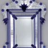 Casa Padrino Luxus Barock Spiegel Royal Blau - Prunkvoller Wandspiegel im Venezianischen Stil - Hotel Möbel - Schloss Möbel - Barock Möbel - Luxus Möbel im Barockstil - Made in Italy