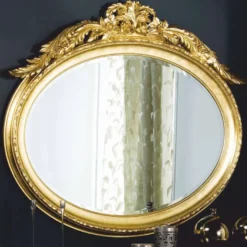 Casa Padrino Luxus Barock Spiegel Gold 155 cm - Barock Möbel - Made in Italy