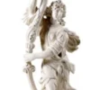 Casa Padrino Luxus Barock Stehleuchte Weiß / Beige Ø 46 x H. 198 cm - Prunkvolle Barockstil Stehlampe - Luxus Qualität - Made in Italy