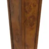 Casa Padrino Luxus Barock Säule Braun 33 x 33 x H. 105 cm - Edle Deko Säule aus hochwertigem Wurzelholz - Barock Deko Accessoires