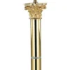 Casa Padrino Luxus Barock Tischleuchte Gold / Schwarz H. 74 cm