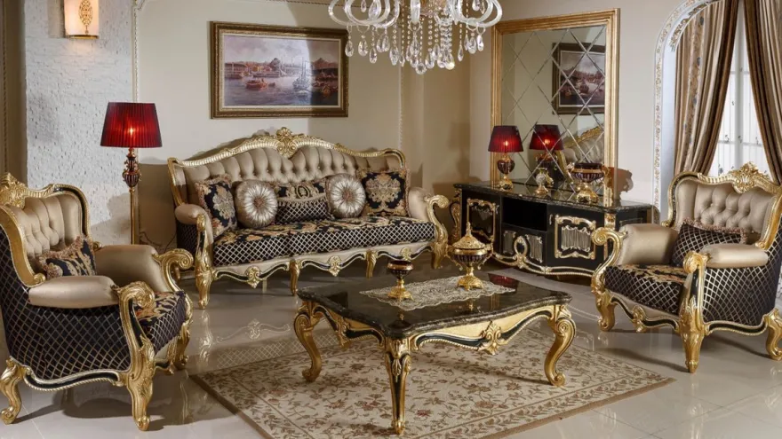 Casa Padrino Luxus Barock TV Schrank Schwarz / Gold - Prunkvolles Massivholz Sideboard mit 2 Türen und Schublade - Barock Möbel - Edel & Prunkvoll