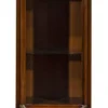 Casa Padrino Luxus Barock Vitrine Braun / Gold - Handgefertigter Massivholz Vitrinenschrank - Barock Wohnzimmer Möbel