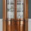 Casa Padrino Luxus Barock Vitrine Braun - Prunkvoller Barock Vitrinenschrank mit 4 Türen und Schublade - Barock Möbel - Luxus Qualität - Made in Italy