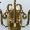 Casa Padrino Luxus Barock Wandleuchte Antik Bronzefarben 39 x 39 x H. 24 cm - Elegante Wohnzimmer Wandlampe im Barockstil - Barock Leuchten