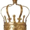 Casa Padrino Luxus Barock Wandleuchte Krone Antik Gold 40 x 20 x H. 45 cm - Handgefertigte Metall Wandlampe - Barock Wandleuchten