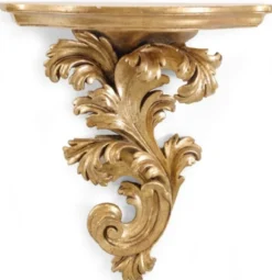 Casa Padrino Luxus Barock Wandkonsole Antik Gold - Handgefertigte Barockstil Wanddeko Konsole - Barock Wanddeko - Barock Möbel - Luxus Qualität - Made in Italy
