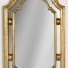 Casa Padrino Luxus Barock Wandspiegel Gold - Handgefertigter Spiegel im Barockstil - Barock Wohnzimmer Spiegel - Barock Garderoben Spiegel - Barock Deko Accessoires
