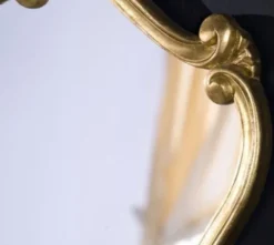 Casa Padrino Luxus Barock Wandspiegel Gold 92 x 4 x H. 70 cm - Prunkvoller Spiegel im Barockstil - Barock Möbel