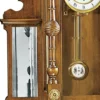 Casa Padrino Luxus Barock Wanduhr Braun / Gold - Prunkvolle Barockstil Uhr - Handgeschnitzte Barock Pendeluhr - Luxus Qualität - Made in Italy