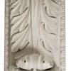 Casa Padrino Luxus Barock Wandkonsole Sandfarben 51 x 36 x H. 84 cm - Prunkvolle Wanddeko Konsole im Barockstil - Barock Wanddeko - Barock Möbel