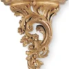 Casa Padrino Luxus Barock Wandkonsole Antik Gold - Prunkvolle Massivholz Wanddeko Konsole im Barockstil - Barock Wanddeko - Barock Möbel - Luxus Qualität - Made in Italy
