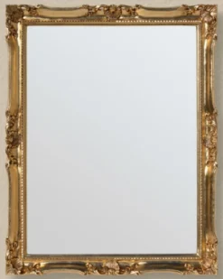 Casa Padrino Luxus Barock Wandspiegel Gold - Prunkvoller Spiegel im Barockstil - Barock Garderoben Spiegel - Luxus Qualität - Made in Italy