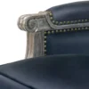 Casa Padrino Luxus Barock Wohnzimmer Sessel Blau / Antik Silber - Barock Wohnzimmer Möbel