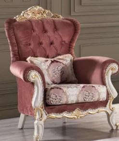 Casa Padrino Luxus Barock Wohnzimmer Set Rot / Weiß / Gold - 2 Sofas & 2 Sessel & 1 Couchtisch - Prunkvolle Barock Wohnzimmer Möbel