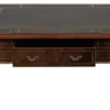 Casa Padrino Luxus Barock Wohnzimmertisch Dunkelbraun / Grün 130 x 130 x H. 49 cm - Couchtisch mit 24 Schubladen