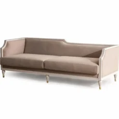 Casa Padrino Luxus Barock Wohnzimmer Set Braun / Creme / Gold - Barock Möbel