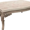 Casa Padrino Luxus Barock Wohnzimmer Set Silber / Creme / Beige - 2 Sofas & 2 Sessel & 1 Couchtisch - Prunkvolle Wohnzimmermöbel im Barockstil