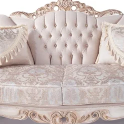 Casa Padrino Luxus Barock Wohnzimmer Set Hellgrau / Weiß / Antik Bronze - 2 Sofas & 2 Sessel & 1 Couchtisch - Wohnzimmer Möbel im Barockstil - Edel & Prunkvoll