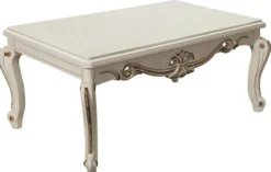 Casa Padrino Luxus Barock Wohnzimmer Set Rosa / Weiß / Gold - 2 Sofas & 2 Sessel & 1 Couchtisch - Prunkvolle Möbel im Barockstil