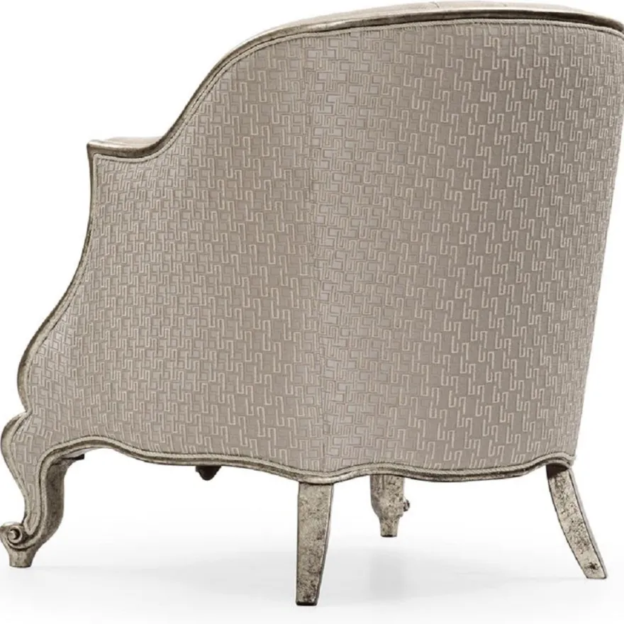 Casa Padrino Luxus Barock Wohnzimmer Set Creme / Silber / Antik Silber - 2 Sofas & 2 Sessel & 1 Couchtisch & 2 Beistelltische - Handgefertigte Wohnzimmer Möbel im Barockstil - Edel & Prunkvoll