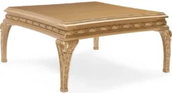Casa Padrino Luxus Barock Wohnzimmer Set Braun / Gold - 2 Sofas & 2 Sessel & 1 Couchtisch & 2 Beistelltische - Handgefertigte Luxus Wohnzimmer Möbel im Barockstil - Edel & Prunkvoll