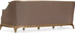 Casa Padrino Luxus Barock Wohnzimmer Set Braun / Gold - 2 Sofas & 2 Sessel & 1 Couchtisch & 2 Beistelltische - Handgefertigte Luxus Wohnzimmer Möbel im Barockstil - Edel & Prunkvoll