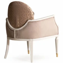 Casa Padrino Luxus Barock Wohnzimmer Sessel Braun / Creme / Gold - Barockstil Möbel