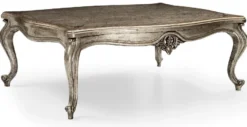 Casa Padrino Luxus Barock Wohnzimmer Set Braun / Creme / Antik Silber - 2 Sofas & 2 Sessel & 1 Couchtisch & 2 Beistelltische - Handgefertigte Wohnzimmer Möbel im Barockstil - Edel & Prunkvoll