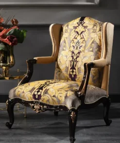 Casa Padrino Luxus Barock Wohnzimmer Set - 2 Sofas & 2 Sessel & 1 Couchtisch - Barock Möbel - Edel & Prunkvoll - Luxus Qualität - Made in Italy