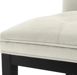 Casa Padrino Luxus Barstuhl Hellgrau / Schwarz 51 x 63 x H. 110 cm - Hotel Restaurant Club Möbel