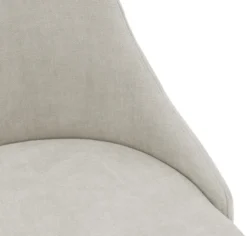 Casa Padrino Luxus Barstuhl Sandfarben / Schwarz 47 x 52 x H. 101 cm - Edles Design für exklusive Räume