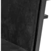 Casa Padrino Luxus Barstuhl Schwarz / Bronze 43 x 54 x H. 91 cm - Designer Edelstahl Barhocker mit Samtstoff - Barmöbel