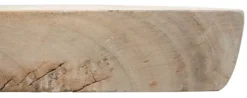 Casa Padrino Luxus Bartisch aus massivem Soar-Holz, Naturfarben und Schwarz, 90-95 x 90-95 x 107 cm
