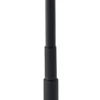 Casa Padrino Luxus Bartisch Weiß / Schwarz Ø 60 x H. 110 cm - Stehtisch mit runder Marmorplatte - Bar Möbel