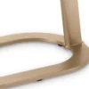 Casa Padrino Luxus Beistelltisch Weiß-Braun / Messing 49 x 34 x H. 50 cm - Edelstahl Tisch mit Marmorplatte - Wohnzimmer Möbel - Luxus Möbel - Wohnzimmer Einrichtung - Luxus Qualität