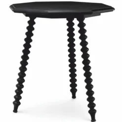 Casa Padrino Luxus Beistelltisch Schwarz H. 65,5 cm - Wohnzimmer & Hotel Möbel