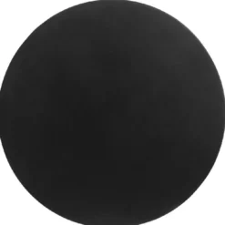 Casa Padrino Luxus Beistelltisch / Hocker Schwarz Ø 38 x H. 45 cm - Runder Glasfaserverstärkter Tisch / Sitzhocker - Wohnzimmer Möbel - Luxus Möbel - Luxus Interior