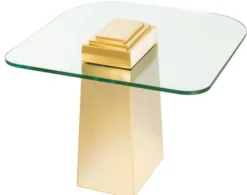 Casa Padrino Luxus Beistelltisch Gold 65 x 65 x H. 51 cm - Luxus Qualität