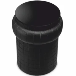 Casa Padrino Luxus Beistelltisch mit Glasplatte Schwarz H. 52 cm - Luxus Möbel