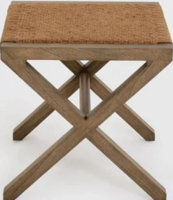 Casa Padrino Luxus Beistelltisch Braun 50 x 50 x H. 50 cm - Massivholz Tisch - Wohnzimmer Möbel - Luxus Qualität