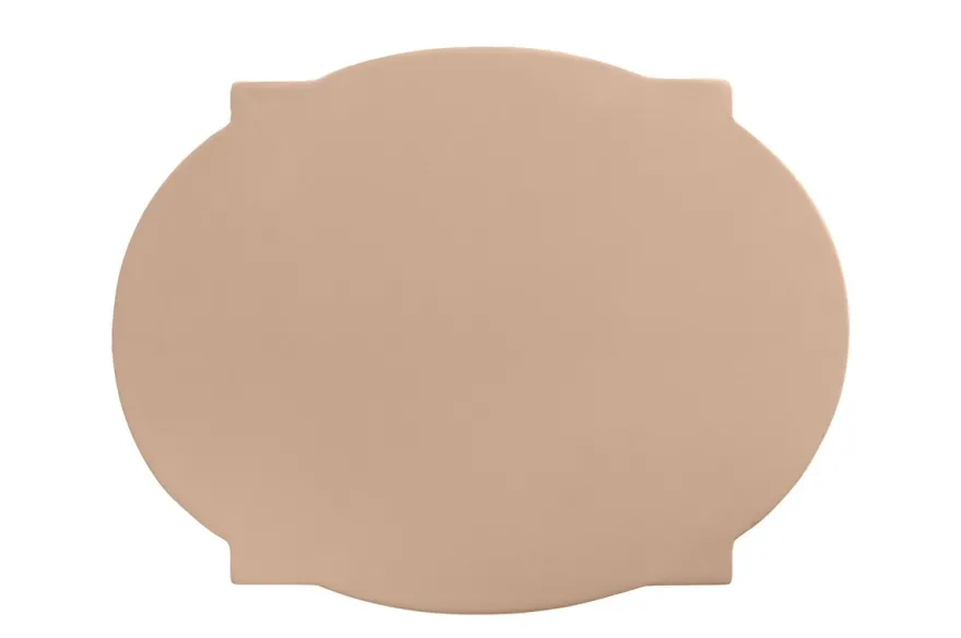 Casa Padrino Luxus Beistelltisch / Hocker Terrakotta 36 x 47 x H. 46,5 cm - Skulpturaler Beistelltisch aus Faserbeton, auch als Sitzhocker nutzbar - Luxus Möbel