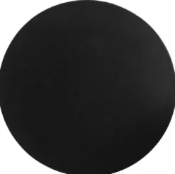 Casa Padrino Luxus Beistelltisch / Hocker Schwarz Ø 38 x H. 45 cm - Runder Glasfaserverstärkter Tisch / Sitzhocker - Wohnzimmer Möbel - Luxus Möbel - Luxus Kollektion