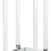 Casa Padrino Luxus Beistelltisch / Säule Silber 35 x 35 x H. 100 cm - Luxus Designer Möbel