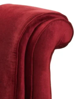 Casa Padrino Luxus Belle Epoche Sessel Jugendstil Art Deco Bordeaux Rot 54 x 76 x 74 cm